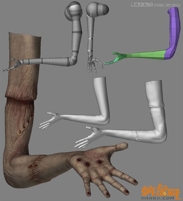 3DMAX制作手拿外星布娃娃的外星人教程,PS教程,思緣教程網