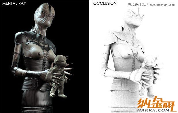 3DMAX制作手拿外星布娃娃的外星人教程,PS教程,思緣教程網