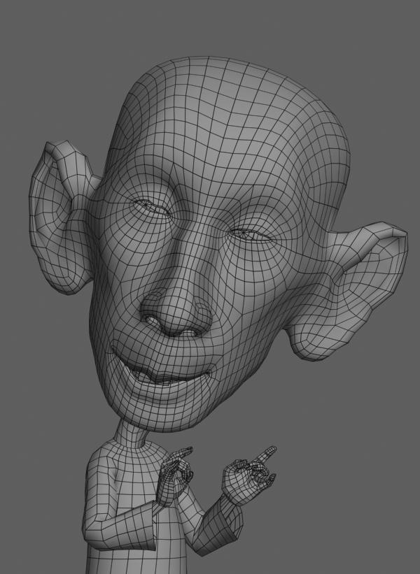 ZBRUSH打造著名相聲演員馬三立 納金網(wǎng)