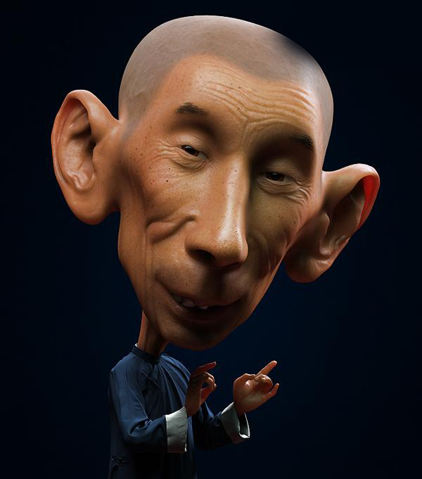 ZBRUSH打造著名相聲演員馬三立 納金網(wǎng)