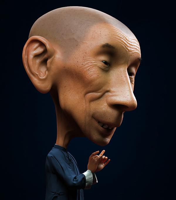 ZBRUSH打造著名相聲演員馬三立 納金網(wǎng)