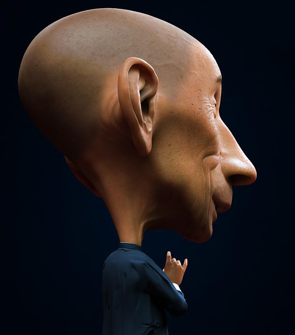 ZBRUSH打造著名相聲演員馬三立 納金網(wǎng)