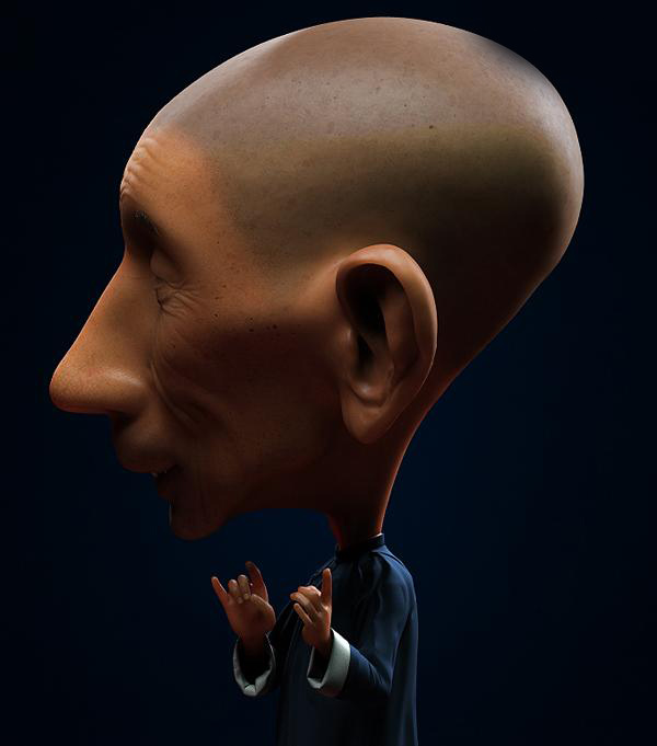 ZBRUSH打造著名相聲演員馬三立 納金網(wǎng)