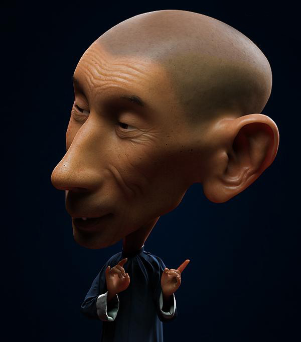 ZBRUSH打造著名相聲演員馬三立 納金網(wǎng)